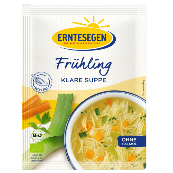 Erntesegen Bio Frühling Klare Suppe