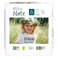 Naty  Økologiske bleer (16+ kg), størrelse 6 Naty  Økologiske bleer (16+ kg), størrelse 6