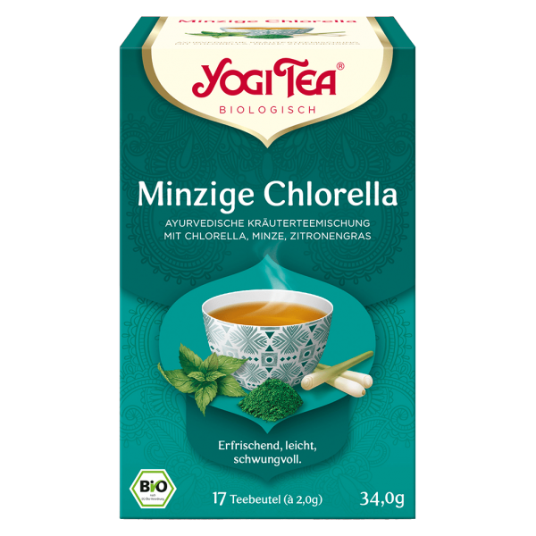 Yogi Tea Økologisk mynte Chlorella