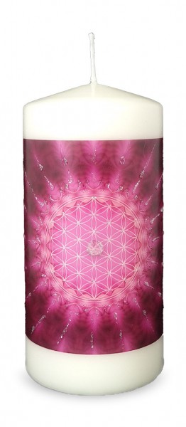 EngelALM Energilys Flower of Life blå