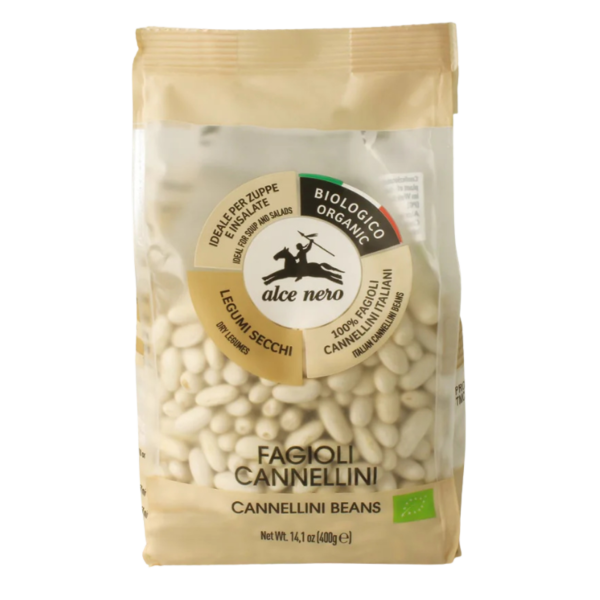 Alce Nero Økologiske tørrede cannellinibønner, 400g