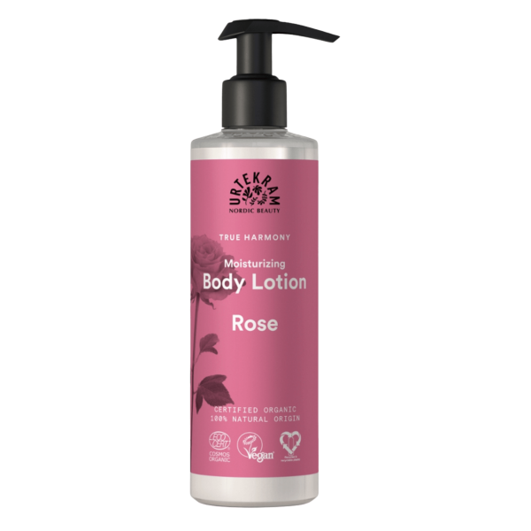 Urtekram Rose bodylotion med olivenolie, 245 ml