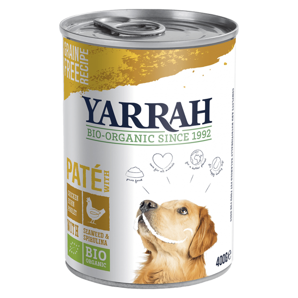 Yarrah Økologisk hundefoder Paté Chicken