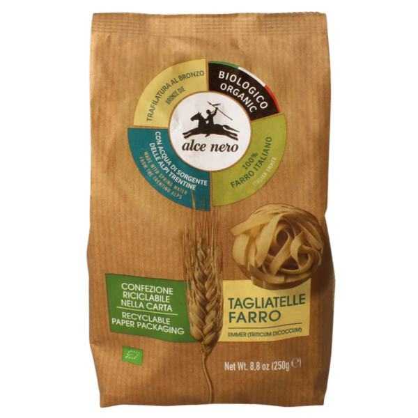 Alce Nero Økologisk tagliatelle af emmer, 250g