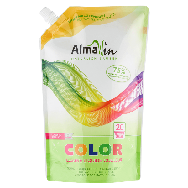 AlmaWin Flydende vaskemiddel farve i øko-pakke