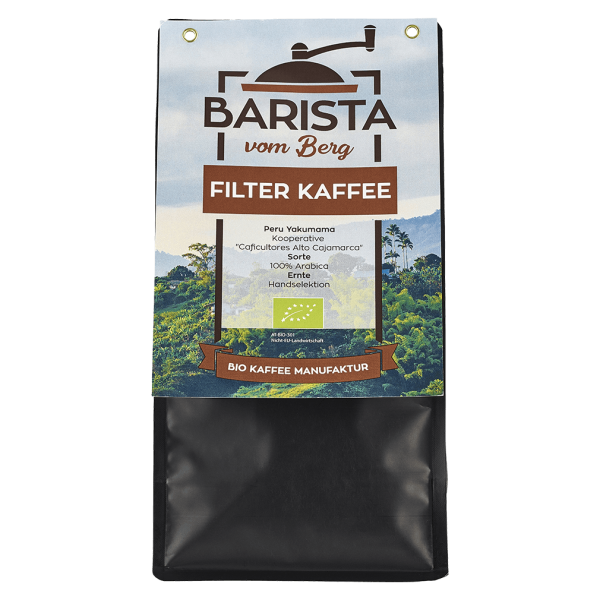 Barista vom Berg Økologisk filterkaffe, formalet, 500g