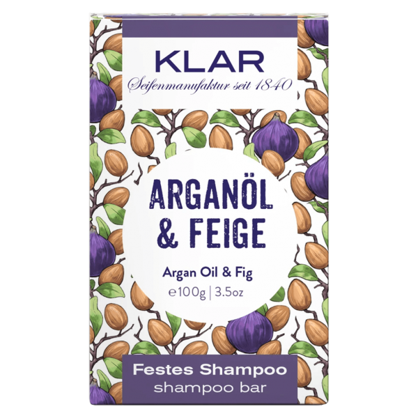 Klar Seifen Solid Shampoo Argan Oil &amp; Fig