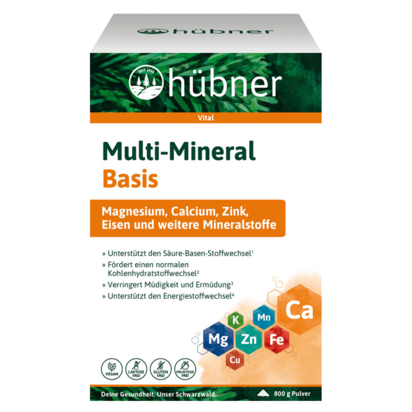 Hübner hübner Multi-Mineral Basis pulver (tidl. Basis Balance Mineralstoffe Pur)