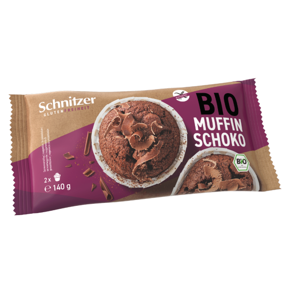 Schnitzer Økologiske muffins Mørk chokolade