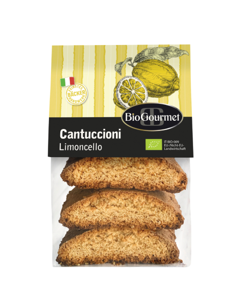 BioGourmet Økologiske cantuccini med limoncello, 180g