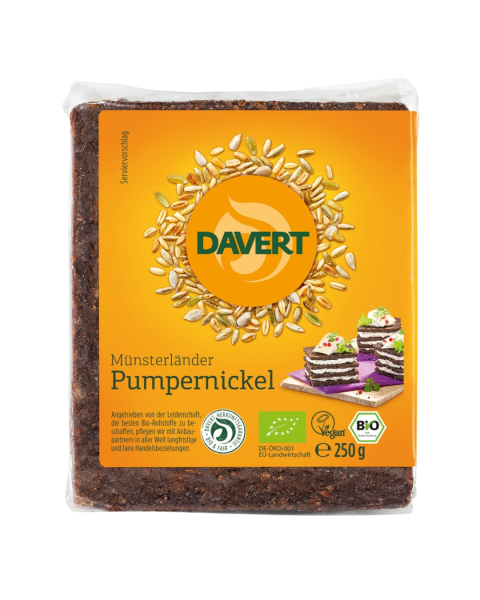Davert Bio Pumpernickel, 250g