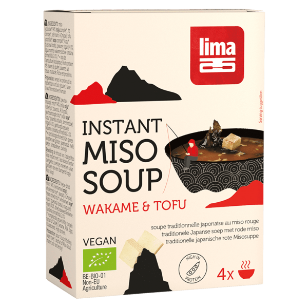 Lima Økologisk instant misosuppe Wakame &amp; Tofu