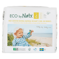 Naty  Øko ble (7-18 kg) størrelse 4 Naty  Øko ble (7-18 kg) størrelse 4