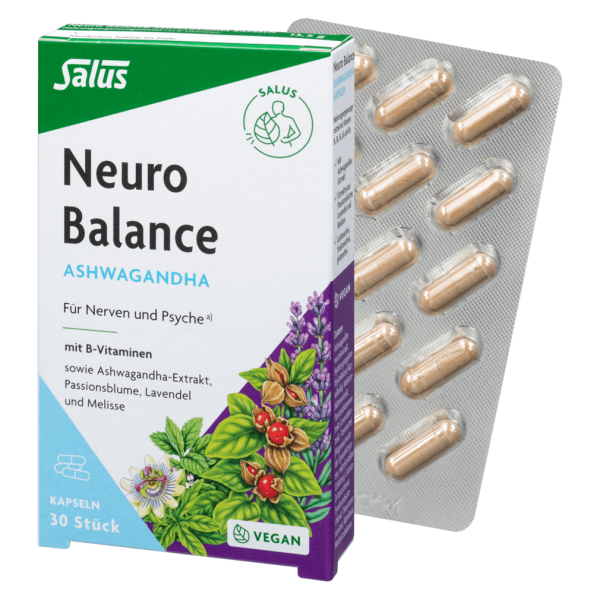 Salus Neuro Balance Ashwagandha kapsler, 30 stk.