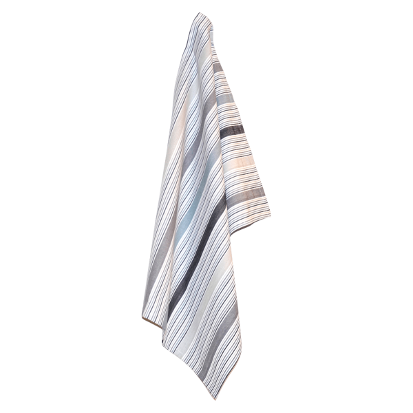 Solwang Design Økologisk viskestykke, stribet, vævet, 50x70 cm