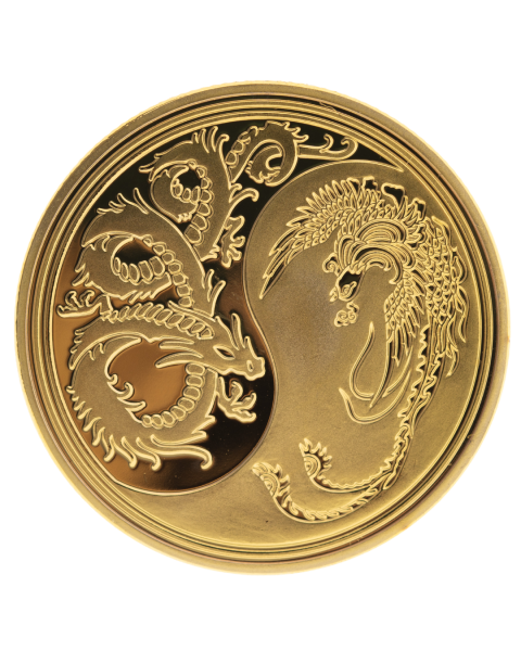 Berk Glücksmünze Drache/Phönix