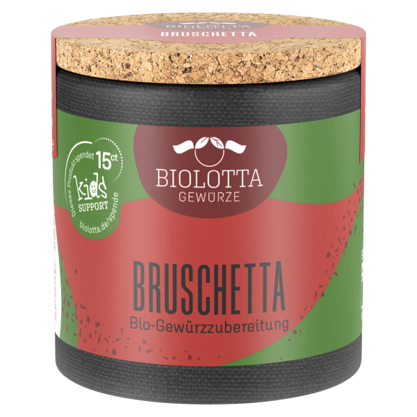 BIOLOTTA Tilberedning af økologisk Bruschetta-krydderi