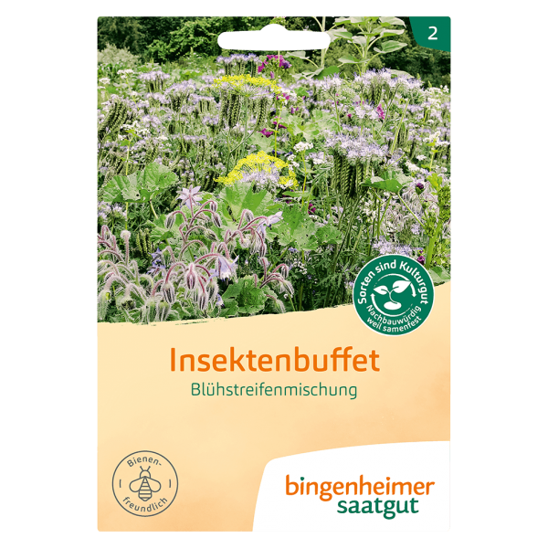 Bingenheimer Saatgut Økologisk insektbuffet blomstrende strimmelblanding
