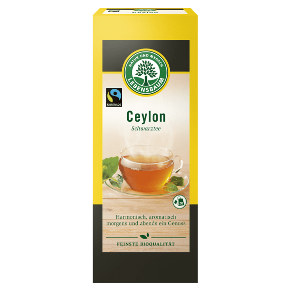 Lebensbaum Økologisk sort te fra Ceylon