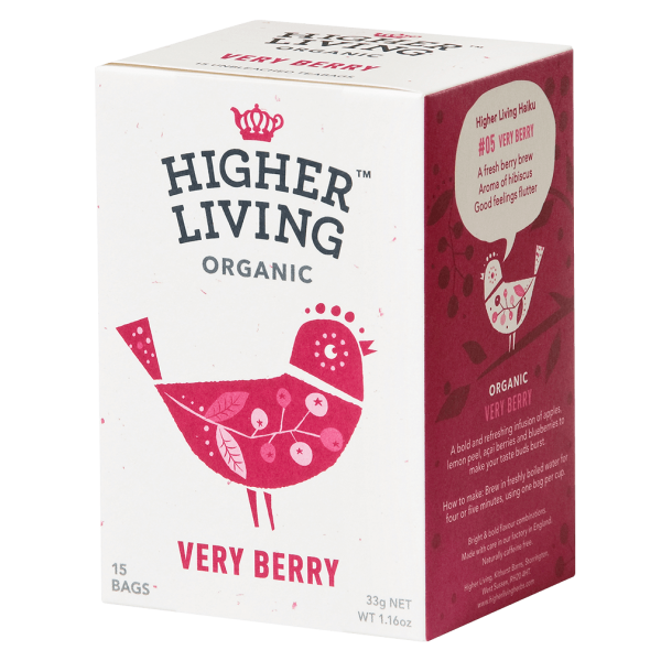 Higher Living Økologisk Very Berry, 15 poser
