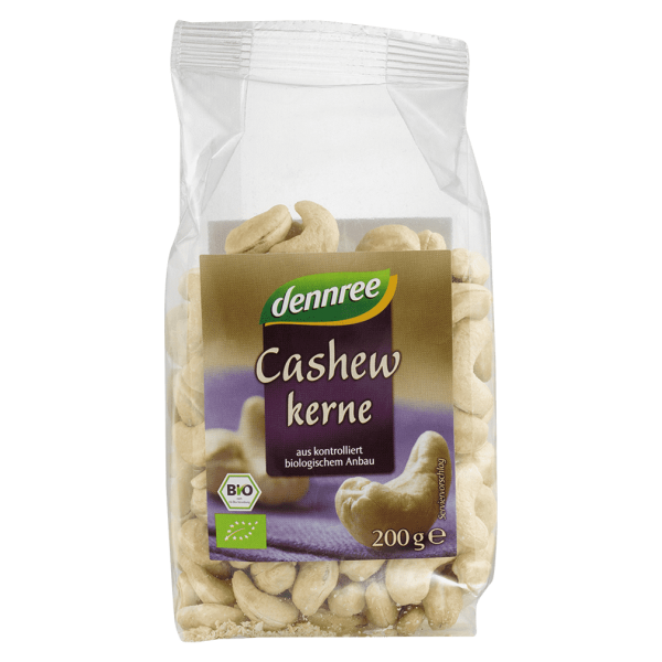 dennree Økologiske cashewnødder, hele