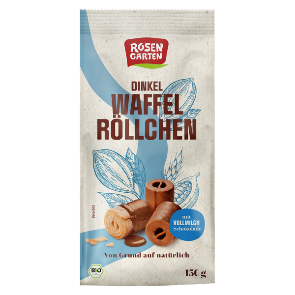 Rosengarten Økologiske spelt vaffelruller