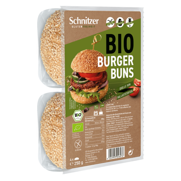 Schnitzer Økologiske hamburgerboller