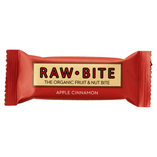 RAW BITE Økologisk æble kanel bar