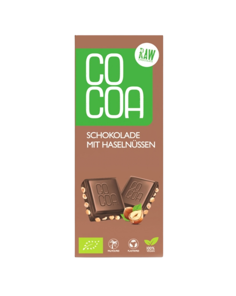 Cocoa Bio Schokolade mit Haselnüsse