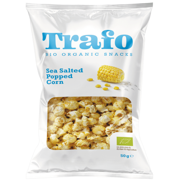 Trafo  Økologiske popcorn saltede