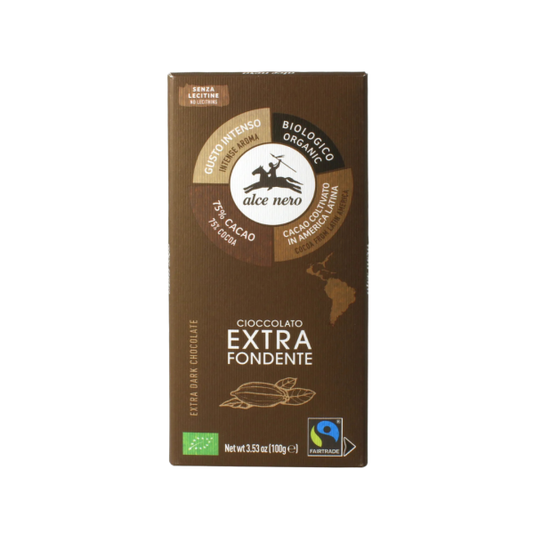Alce Nero Bio Zartbitterschokolade Fairtrade