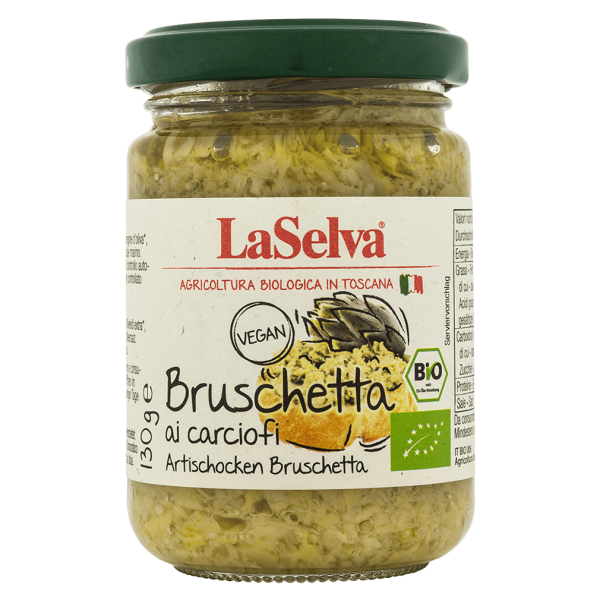 LaSelva Økologisk Bruschetta Artiskok Carciofi