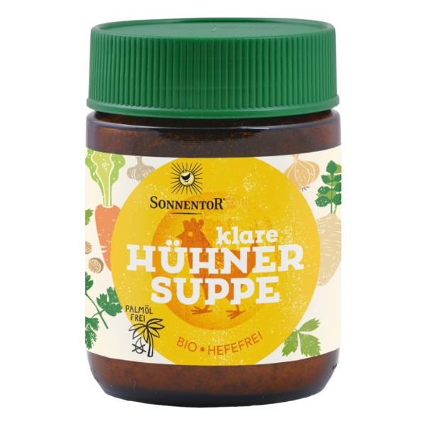 Sonnentor Bio Hühnersuppe klar, 100 g, Glas