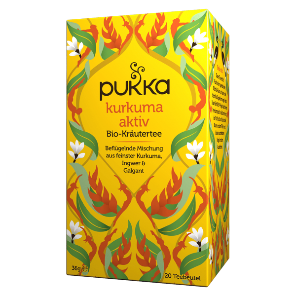 Pukka Økologisk gurkemeje Active Herbal Tea