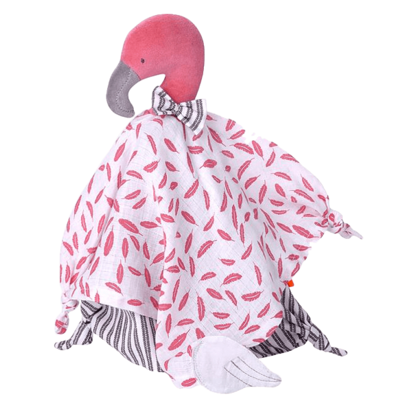 kikadu Flamingo af stof til krammer
