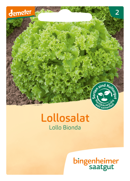 Bingenheimer Saatgut Økologisk salat, Lollo Bionda
