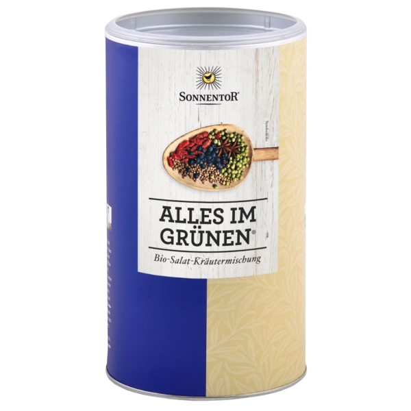 Sonnentor Bio Alles im Grünen® Salatgewürz 130 g, Gastrodose groß