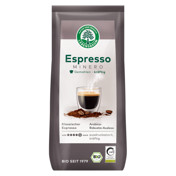 Lebensbaum Økologisk Minero Espresso, formalet