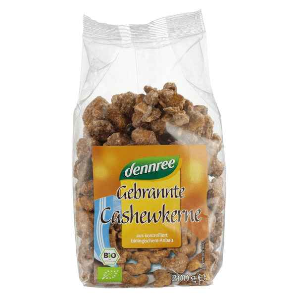 dennree Økologiske cashewnødder, ristede