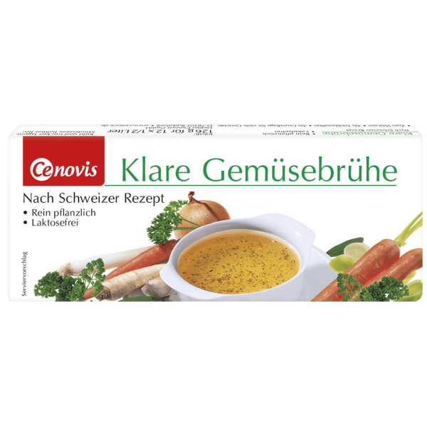 Cenovis Klar grøntsagsbouillon, 126 g til 12x 0,5 liter