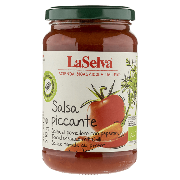 LaSelva Økologisk Salsa Piccante tomatsauce