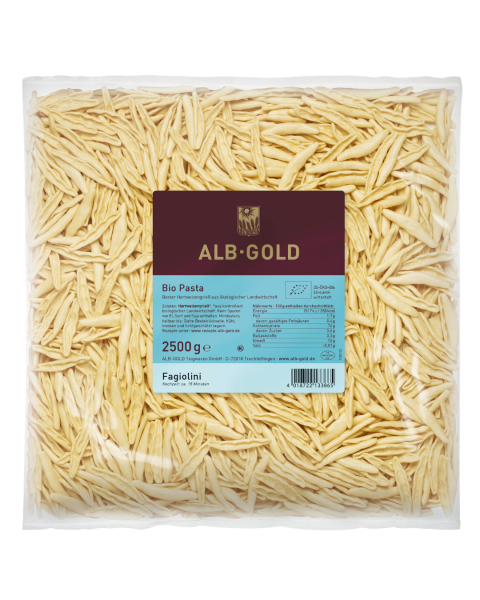 Alb-Gold Bio Hartweizen Pasta Fagiolini, 2,5 kg