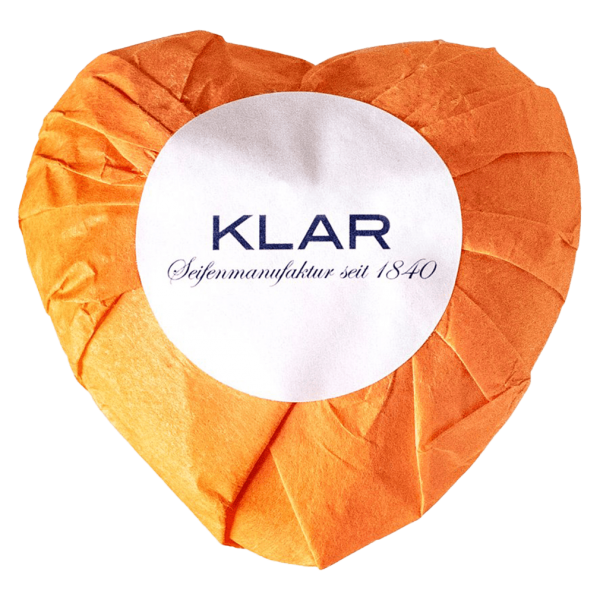 Klar Seifen Clear&#039;s orange hjerte