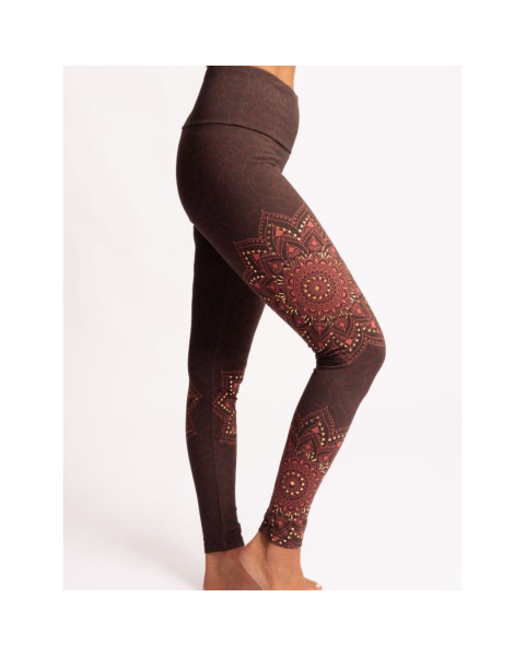 Spirit of Om Yoga Leggings Chaya - tiefrot