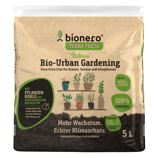 bionero  Terra Preta Jord Økologisk Urban Gardening