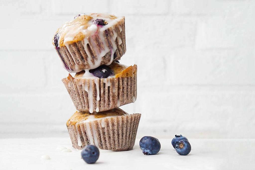 Vegane Blaubeer Muffins