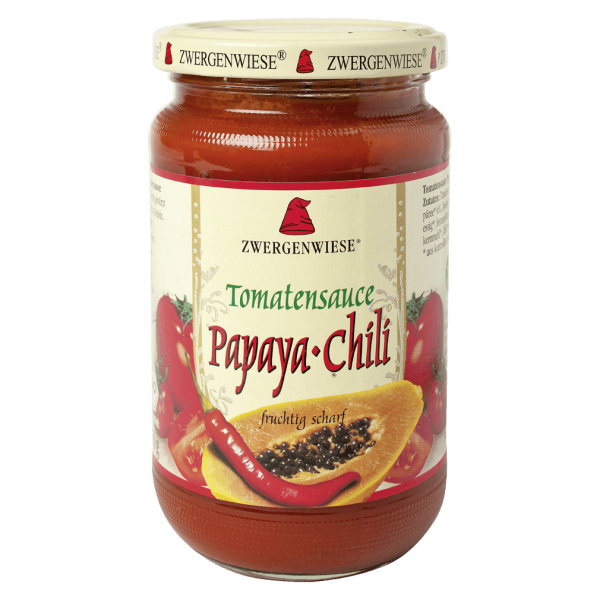 Zwergenwiese Økologisk tomatsauce Papaya Chili