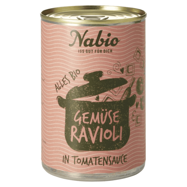 NAbio Økologisk ravioli i grøntsags-tomatsauce