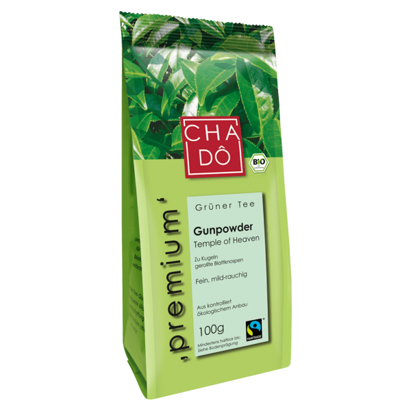 Cha Do Økologisk grøn te Krudt