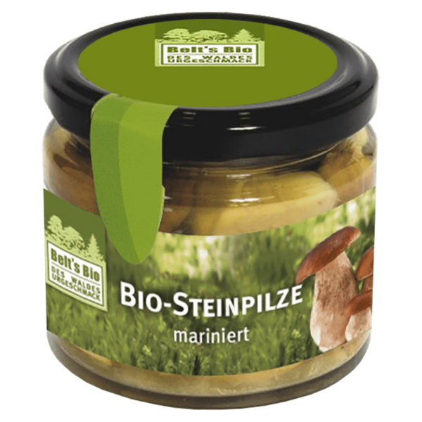 Belt&#039;s Bioprodukte Økologisk porcini marineret